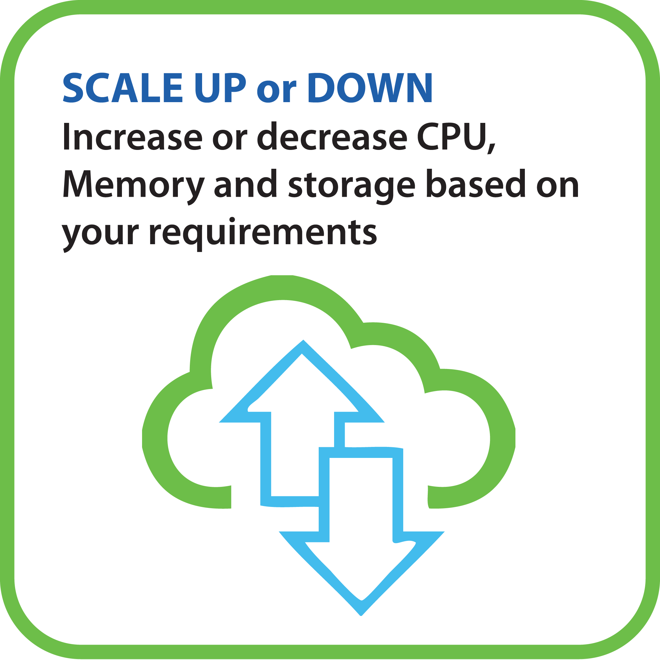 Scale up or Down